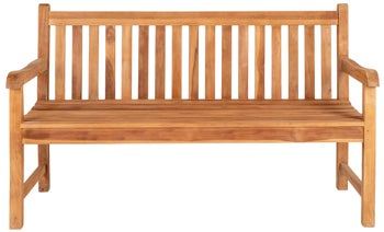 Ławka ogrodowa drewniana z oparciem 150x54 cm – grafika-1.