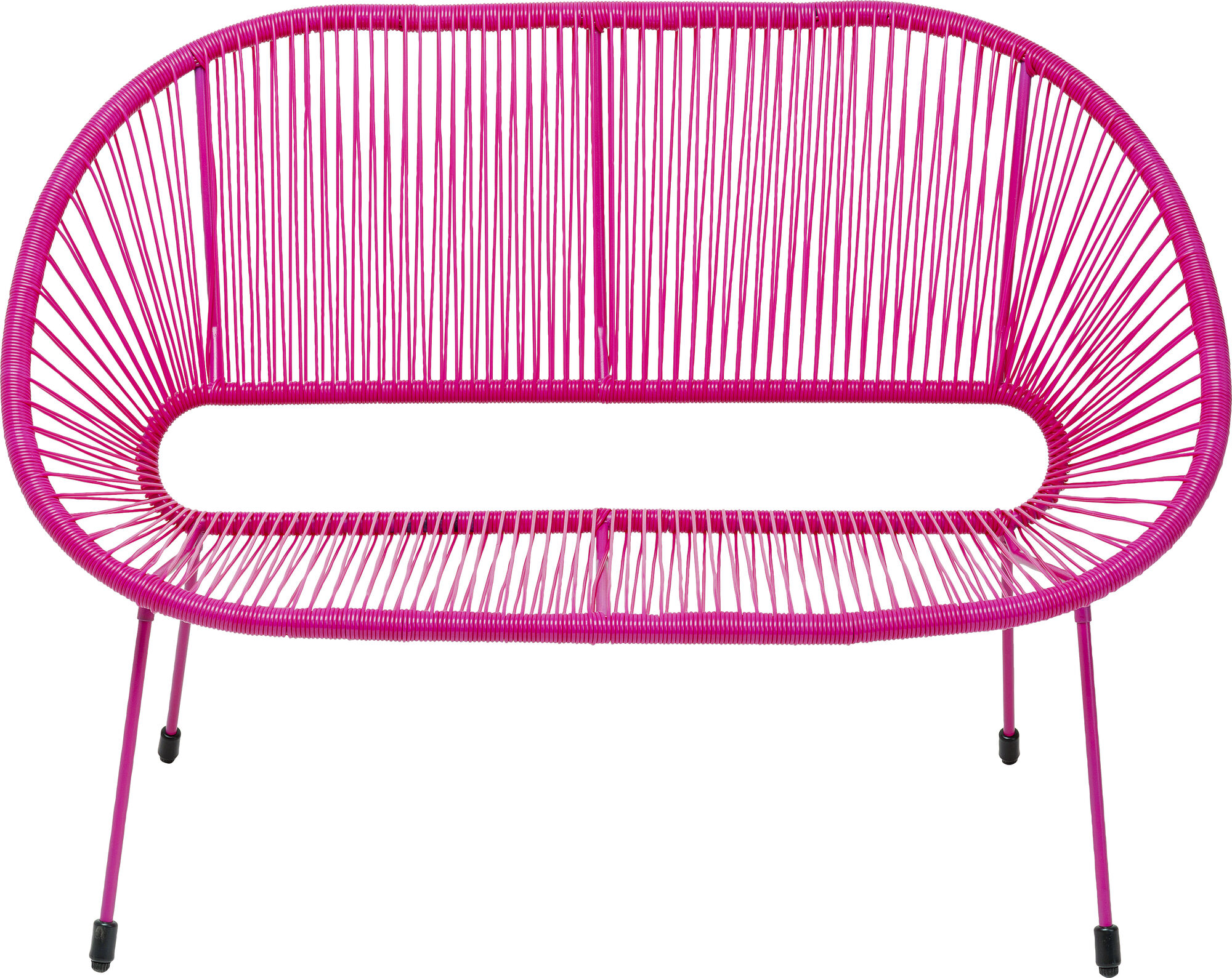 Ławka ogrodowa różowa żyłkowa 121 cm – grafika-1.