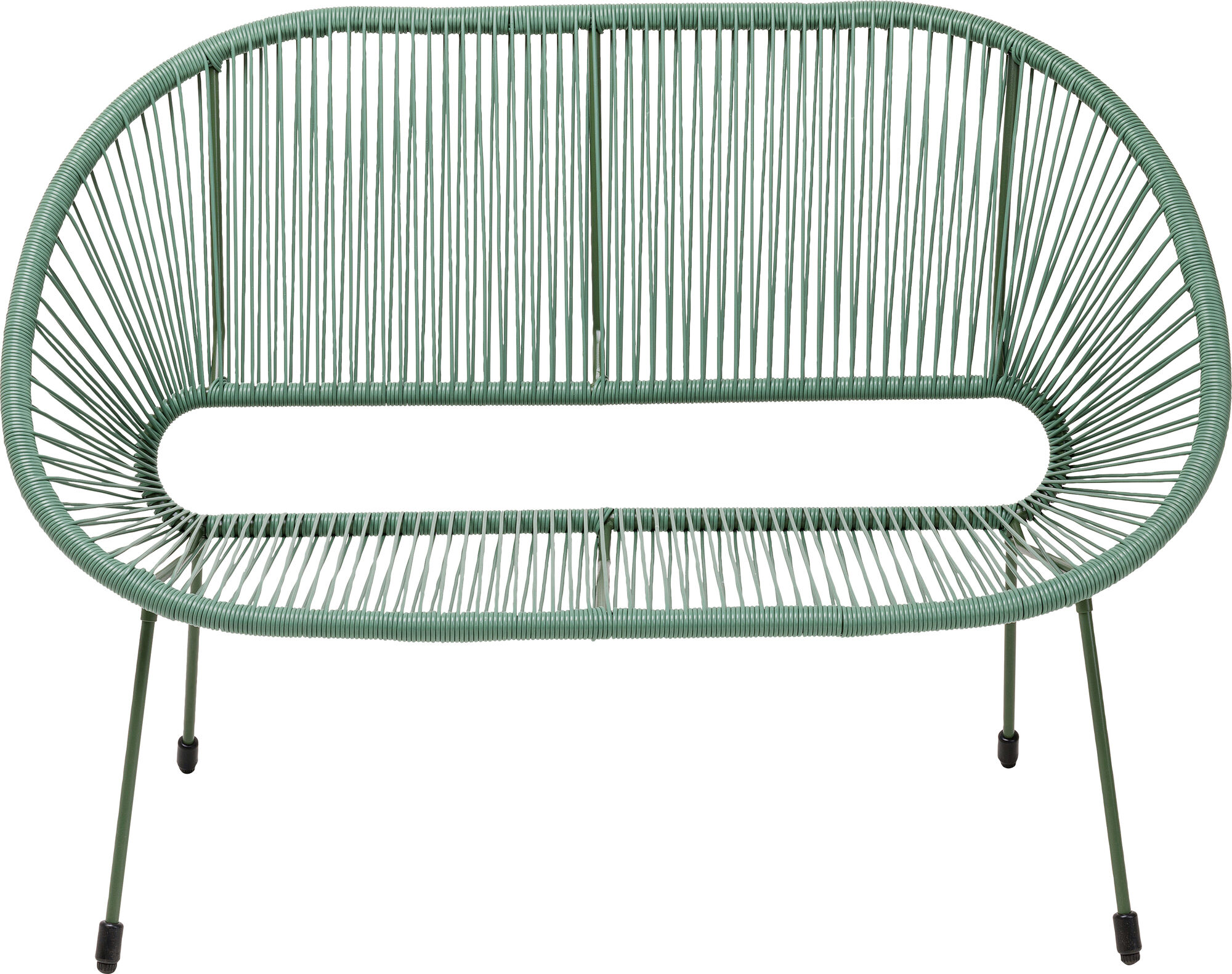 Ławka ogrodowa zielona żyłkowa 121 cm – grafika-1.