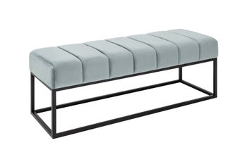 Ławka PETIT BEAUTÉ 110 cm welur miętowy – grafika-1.