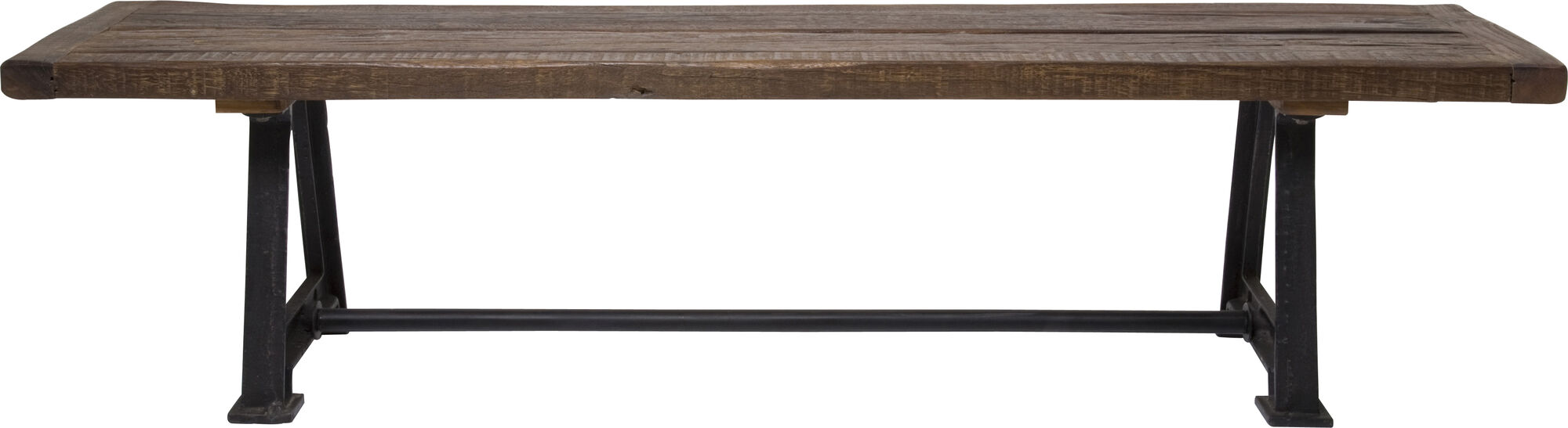 Bänk Railway - Industristil i Trä och Stål, 180cm – bild-1.