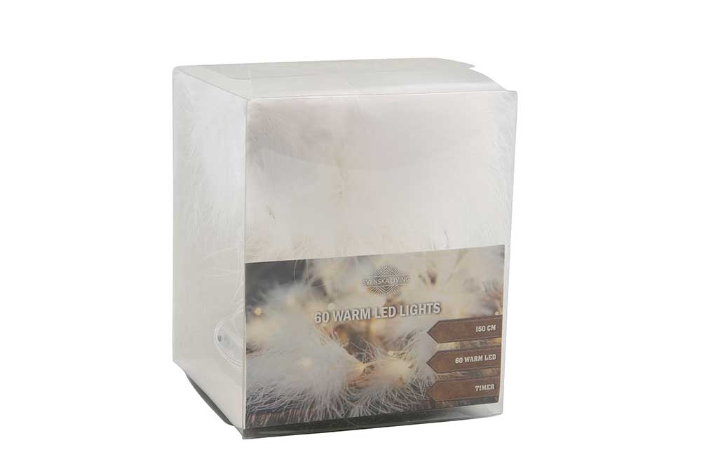 LED гирлянд с пера 1,5м – изображение-1