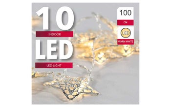 LED гирлянд със светещи звездички 1м – изображение-1
