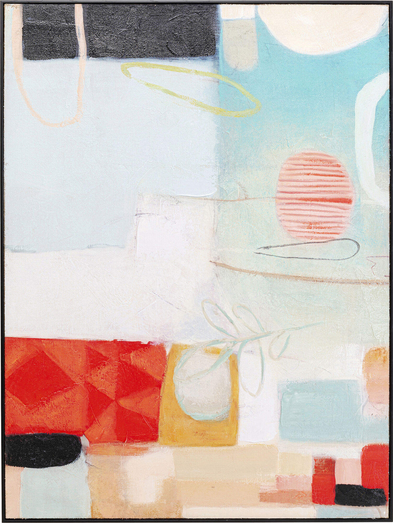 Paveikslas ant drobės Allegro Circles 120x90cm – paveikslėlis-1.