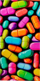 Tavla Pastilla Colore, 70x140cm – bild-1.