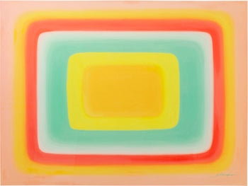 Cuadro lienzo Tendency Amarillo 120x160cm – Imagen-1.