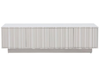 Mueble bajo Stucco Blanco 160x45 cm – Imagen-1.