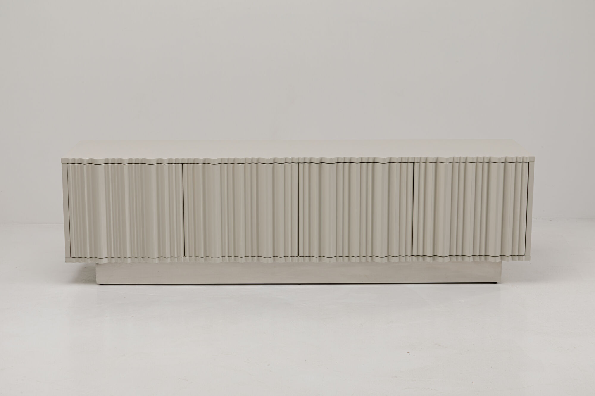 Mueble bajo Stucco Blanco 160x45 cm – Imagen-1.