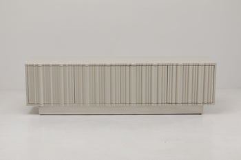 Mueble bajo Stucco Blanco 160x45 cm – Imagen-1.