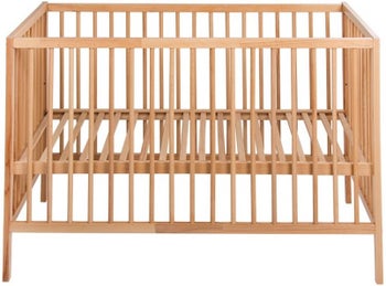 Łóżeczko dziecięce Lina 120x60 cm naturalne – obraz-1