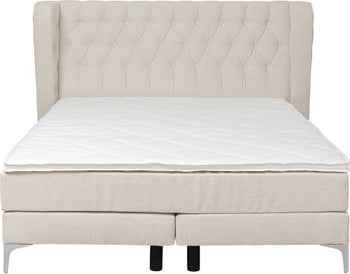 Pat Boxspring 5 zone de confort crem 160x200 cm Benito Moon – imagine-1.