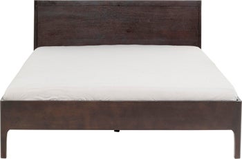 Pat lemn masiv maro 160x200 cm Brooklyn – imagine-1.