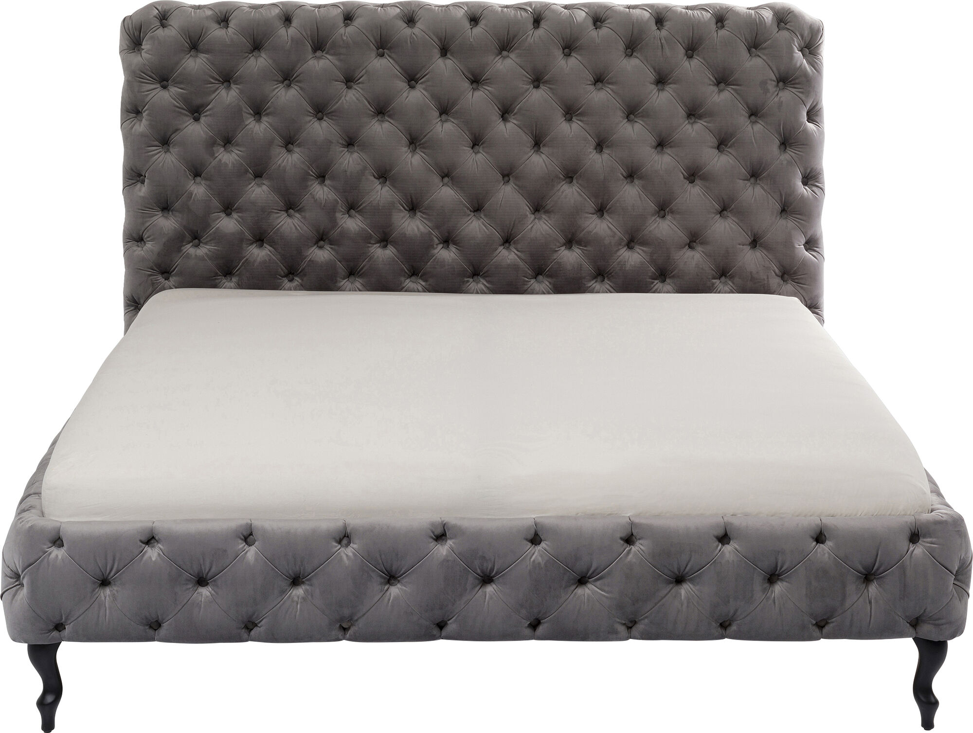 Cama alta Desire gris plata 160x200 cm – Imagen-1.