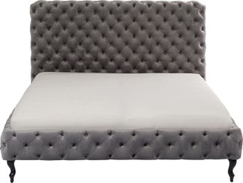 Cama alta Desire gris plata 160x200 cm – Imagen-1.