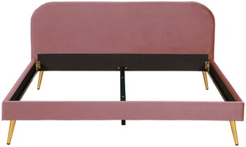 Łóżko Deckard 140x200 cm brudny róż – obraz-1