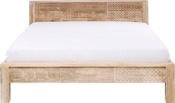 Pat din lemn inalt 160x200 cm Puro  – imagine-1.