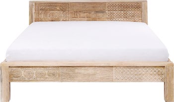 Pat din lemn inalt 160x200 cm Puro – imagine-1.