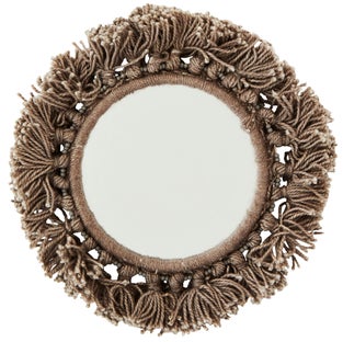 Lusterko Moykel Ø11 cm szare – obraz-1