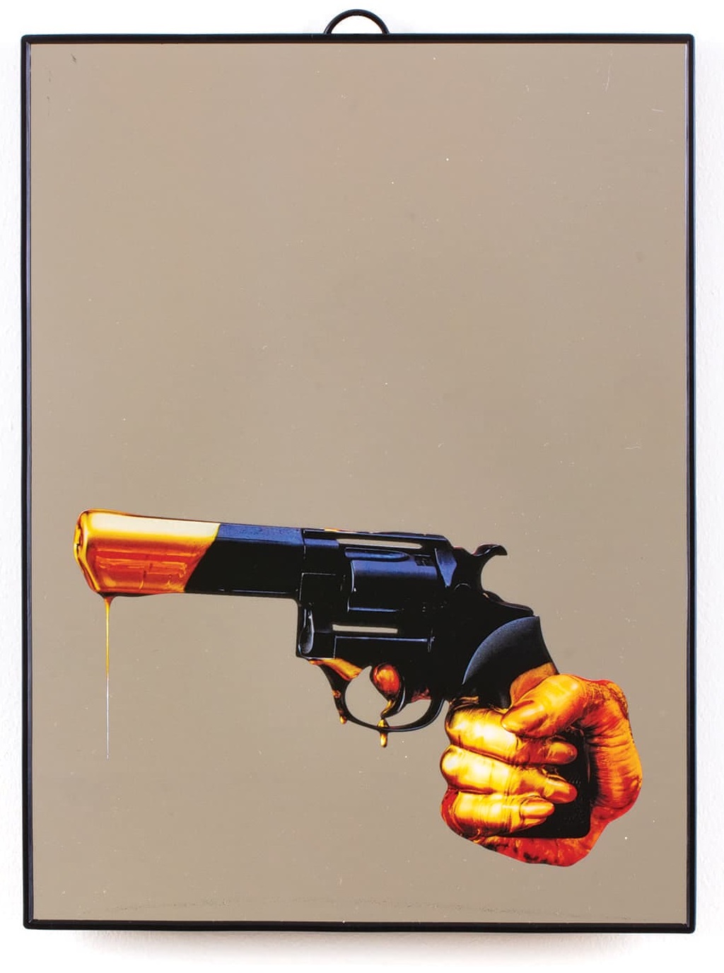 Lusterko Revolver 23x30 cm – obraz-1