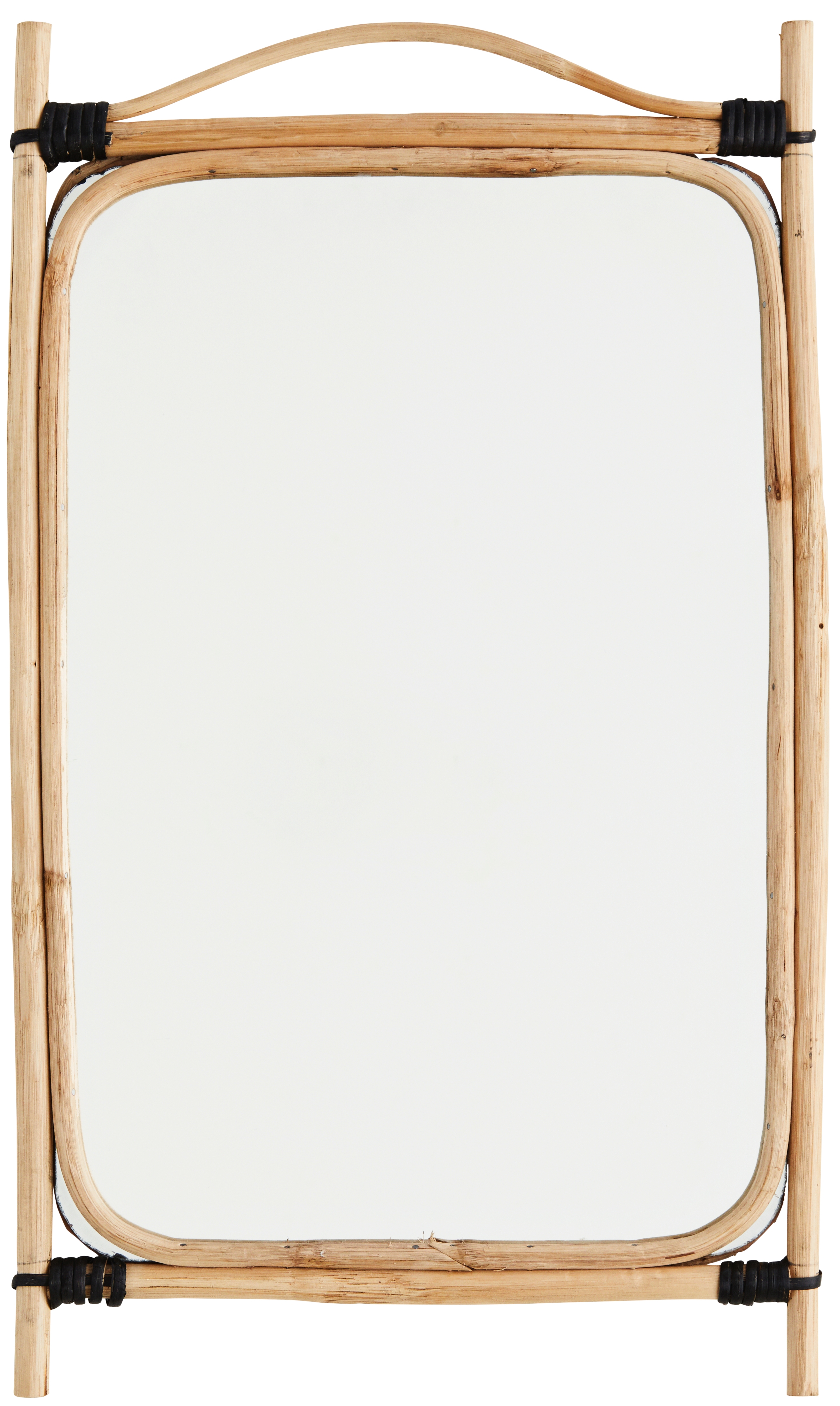 Lustro rama drewniana 34x56 cm – obraz-1