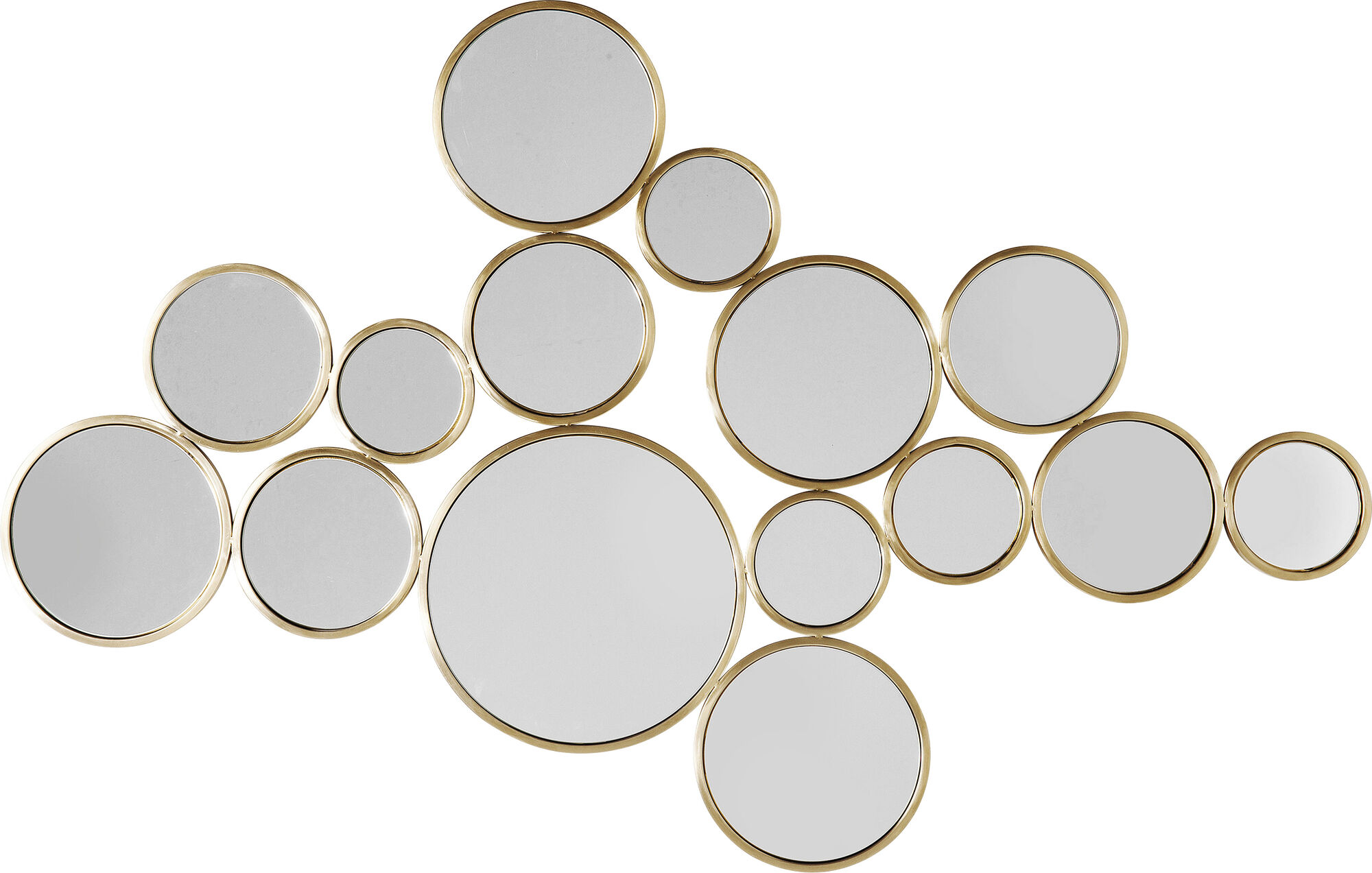 SINGULARU Orecchino Singolo XS Bubbles In Ottone Placcato Oro 18kt Con Zirconi, Chiusura Click, Diametro 13mm - 6