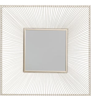 Specchio da parete Dimension Champagne 91x91cm – immagine-1.