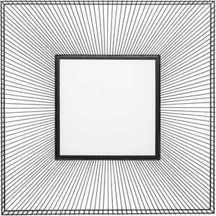 Veidrodis Dimension Square Black 91x91cm – paveikslėlis-1.