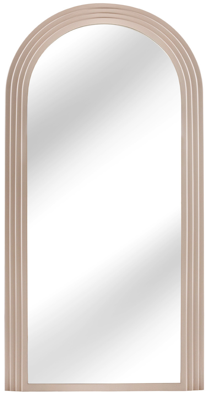 Nowoczesne lustro szarobeżowe Invicta Interior do salonu – grafika-1.