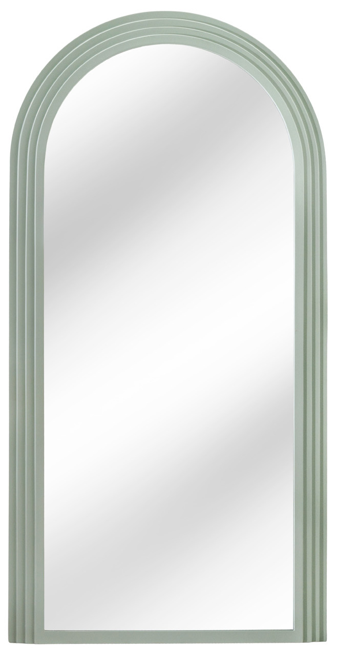 Lustro nowoczesne w kolorze szałwiowym z poliuretanu i MDF 80x160 cm – grafika-1.
