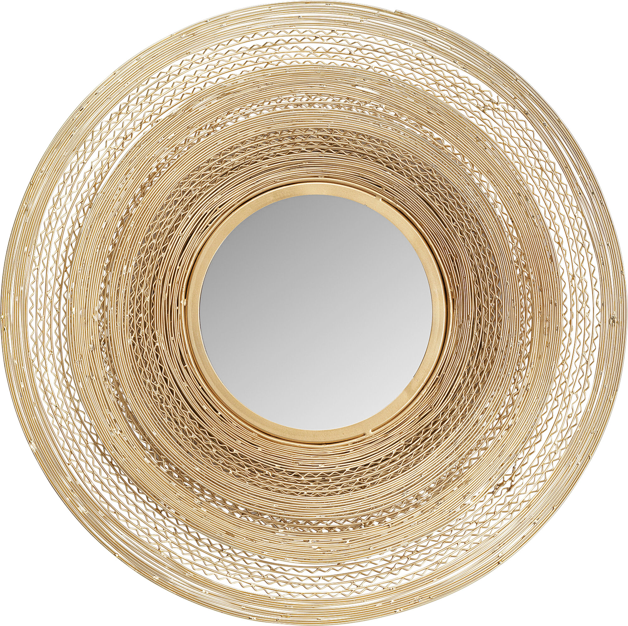 Espejo pared oro Wire Ø61cm – Imagen-1.