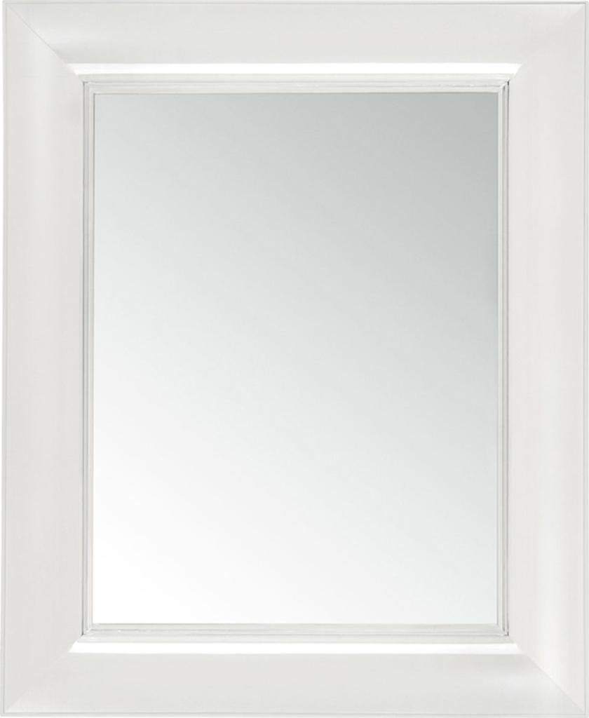 Lustro z ramą z tworzywa sztucznego 65x79 cm transparentne kryształowe – obraz-1