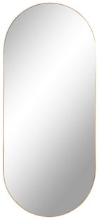 Lustro wiszące owalne złote 35x80 cm – grafika-1.