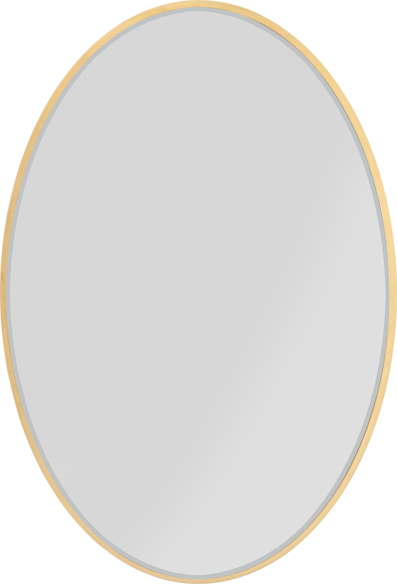 Spegel Jetset Oval Guld, 94x64cm – bild-1.