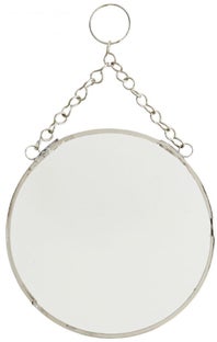 Lustro Photia Ø15 cm srebrne – obraz-1