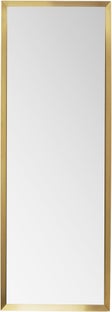 Lustro prostokątne duże rama złota stalowa 70x200 cm – obraz-1