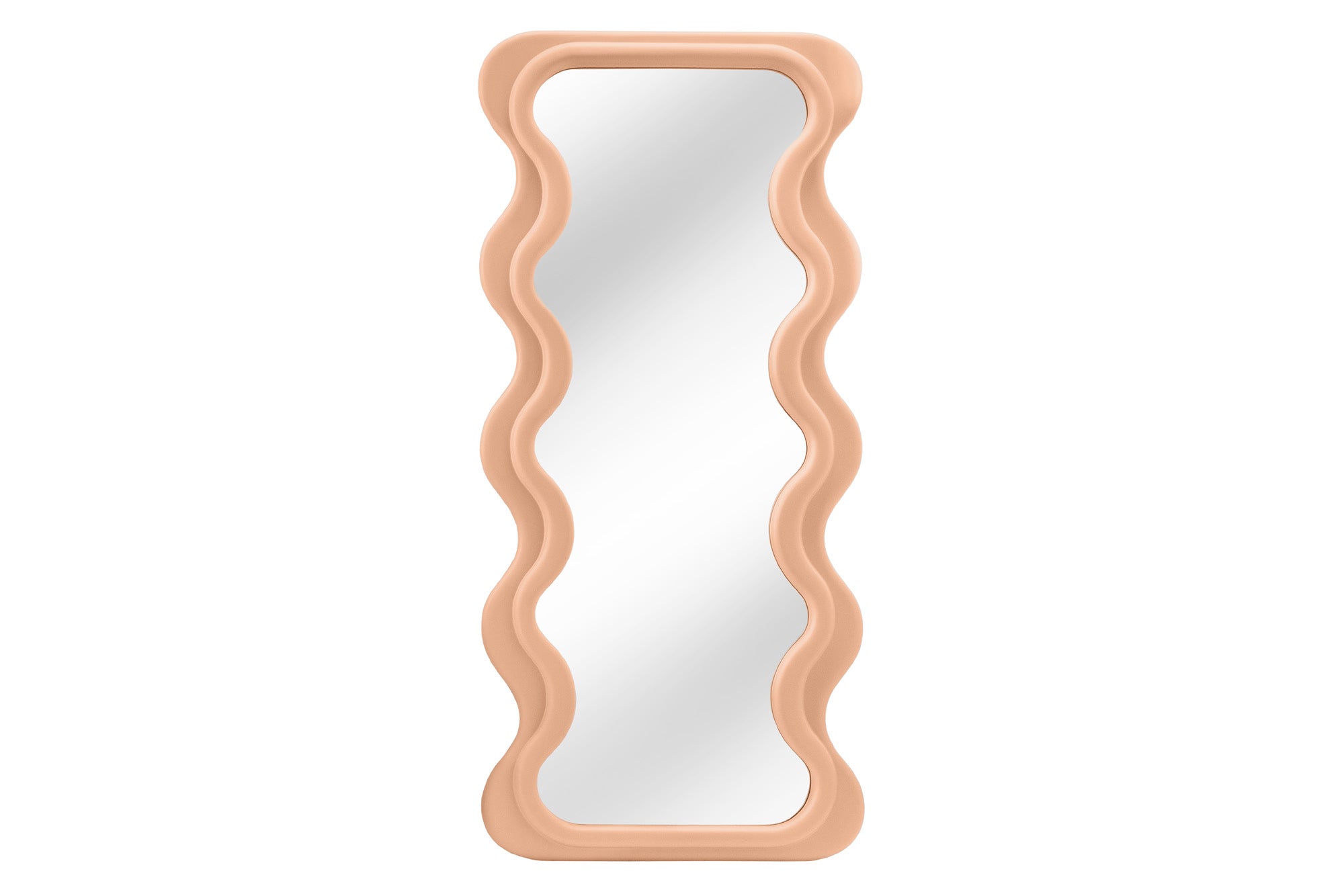 Lustro ścienne CURVY 160cm morelowe – grafika-1.