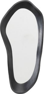 Oglinda de perete asimetrica Dynamic 29x61 cm neagra  – imagine-1.