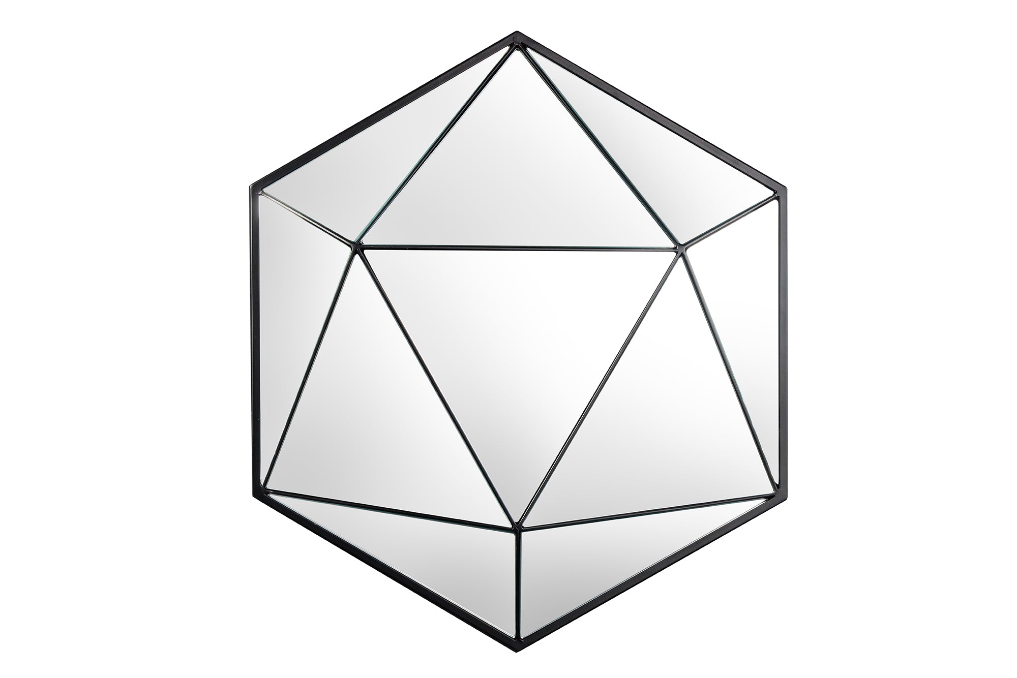 Lustro ścienne DIAMOND 60cm czarne – grafika-1.