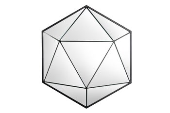 Lustro ścienne DIAMOND 60cm czarne – grafika-1.