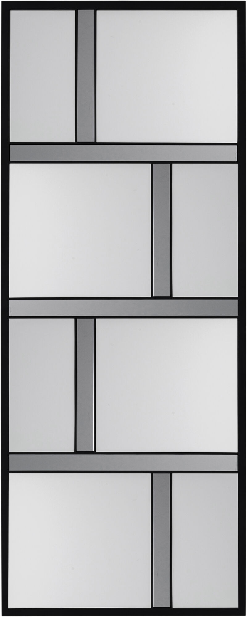 Brick vægspejl, sort, 71x182cm – billede-1.