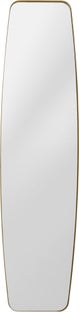 Lustro ścienne nowoczesne rama złota 40x160 cm – obraz-1