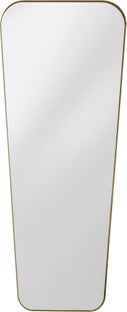 Lustro ścienne nowoczesne rama złota 65x160 cm – obraz-1