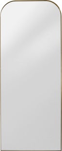 Lustro ścienne nowoczesne rama złota 80x190 cm – obraz-1