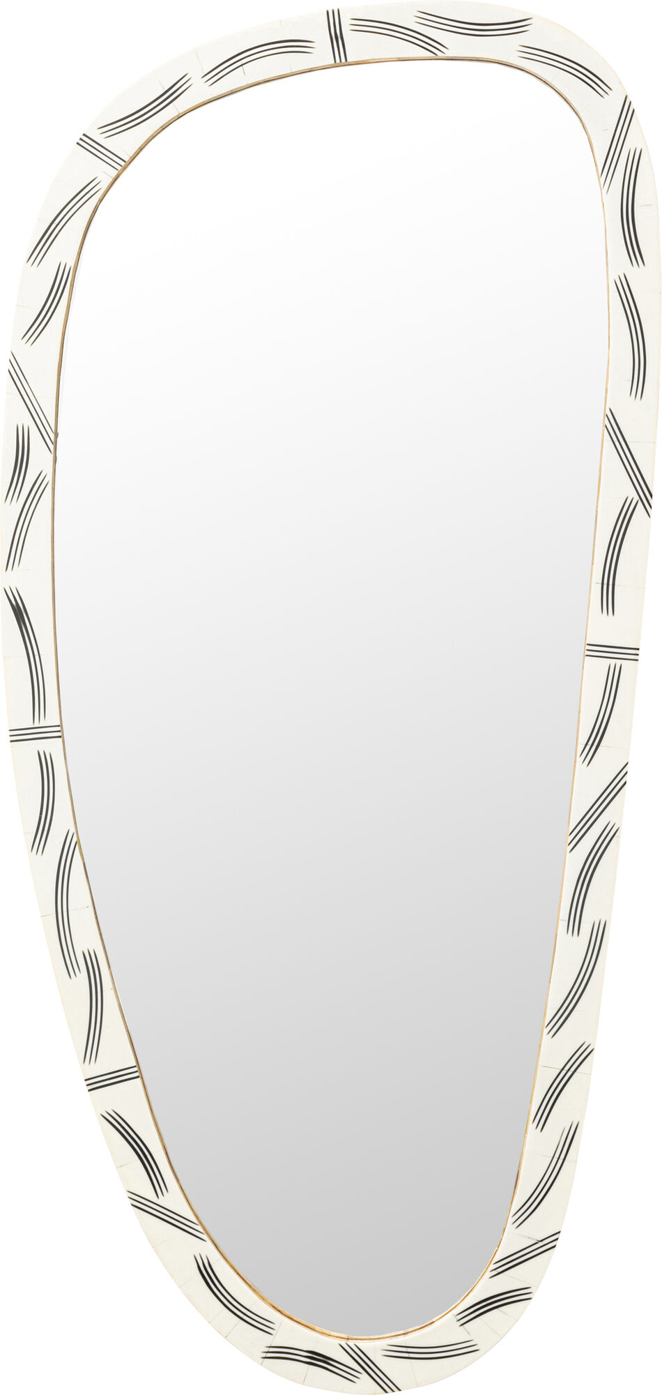 Oglinda perete Planos White 43x93cm – imagine-1.