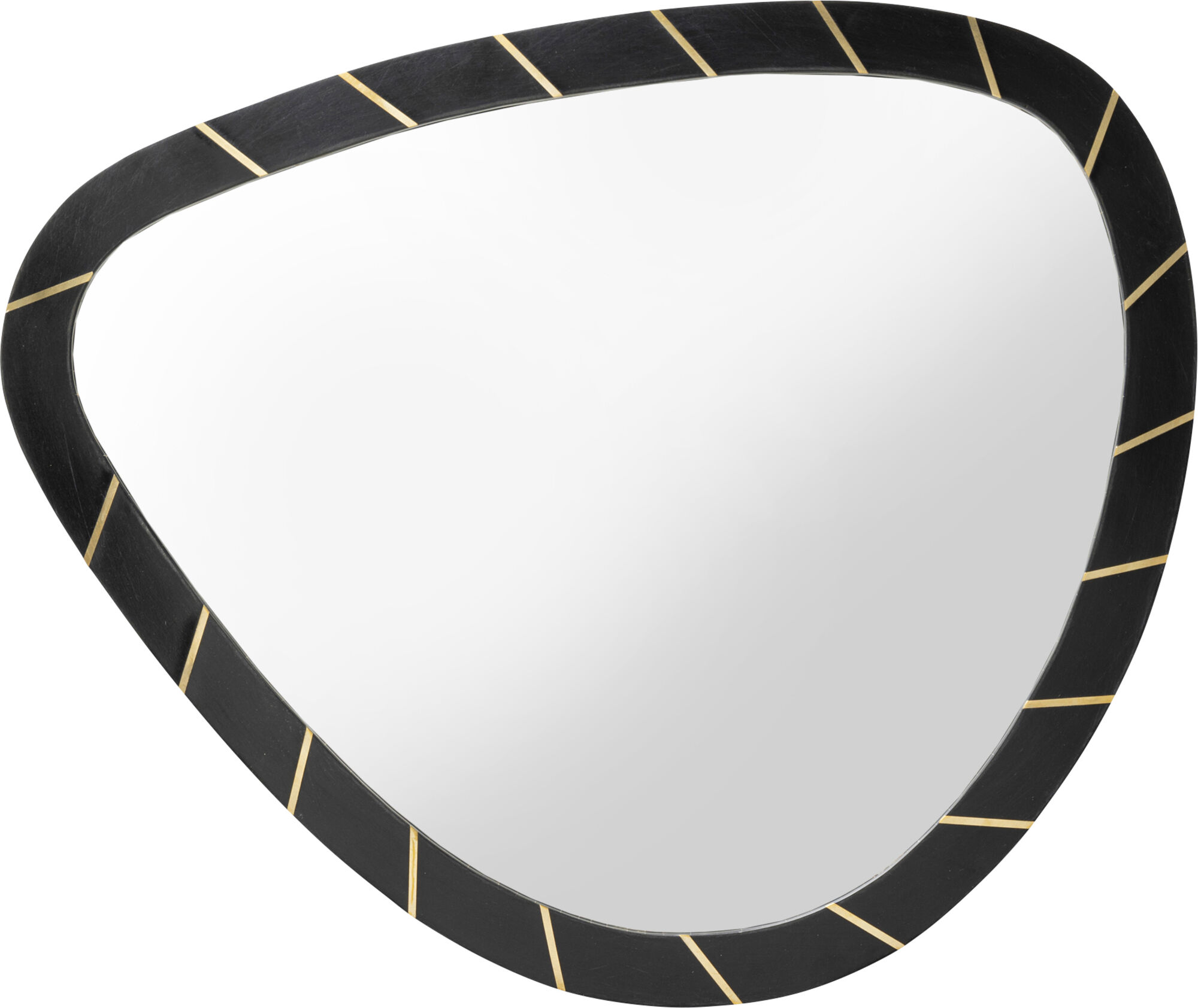 Veggspeil Planos Sort 65x77cm – bilde-1.