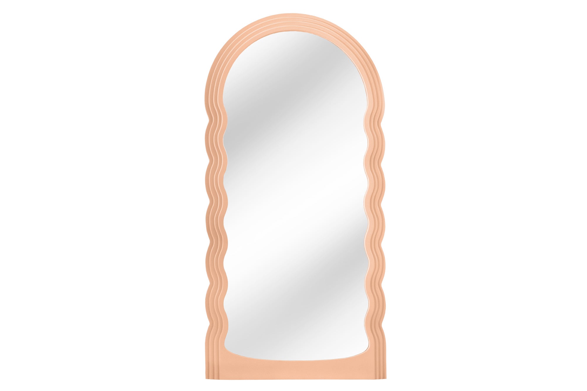 Lustro ścienne WAVE 160cm morelowe – grafika-1.
