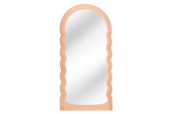 Lustro ścienne WAVE 160cm morelowe – grafika-1.