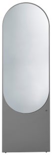 Lustro stojące nowoczesne szare 55x170 cm – obraz-1