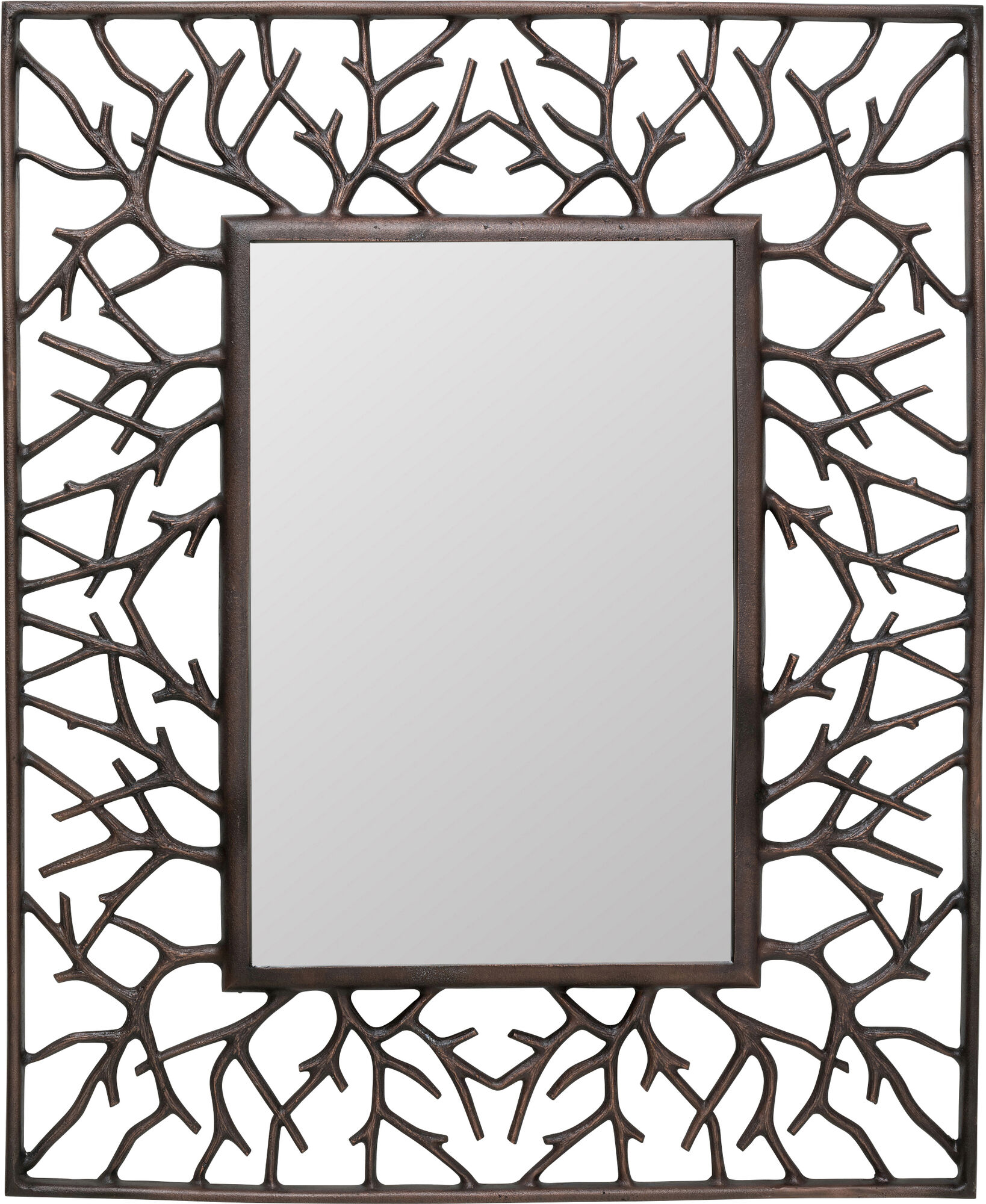 Oglinda de perete dreptunghiulara Tree Branch 100x82cm – imagine-1.