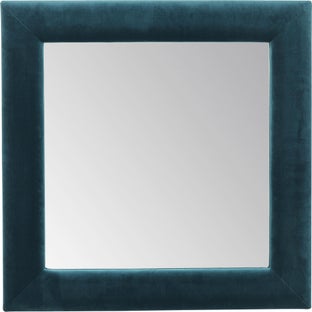 Lustro niebieskie 100x100 cm – obraz-1